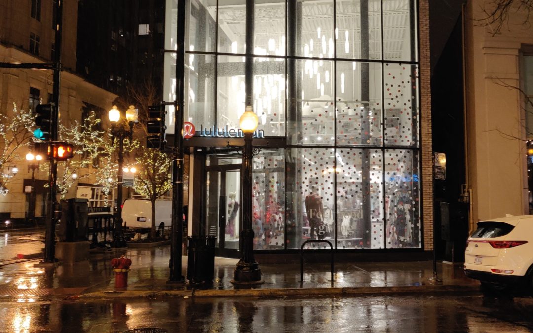 Lululemon Rush windows